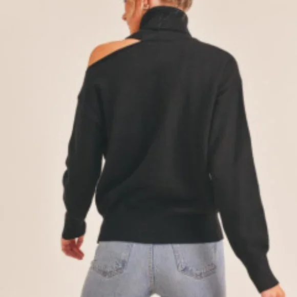 Lush cut out turtleneck sweater - Picture 5 of 5